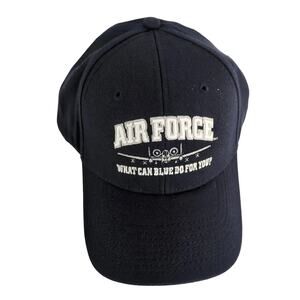 United States Air Force Blue Do For You Baseball Hat Ball Cap Wool The Game L/XL